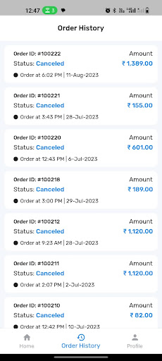 Wishnu Delivery Screen 2