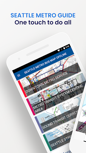 Android application Seattle Metro Bus Map Offline screenshort