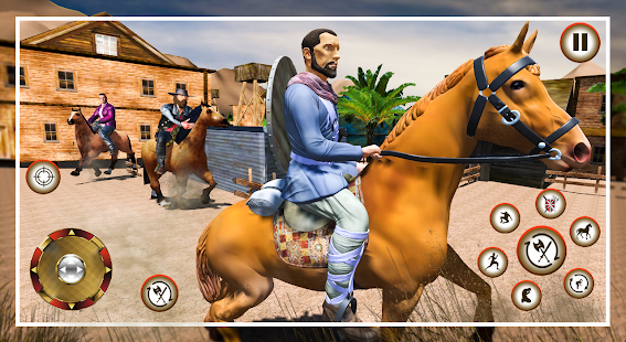 Western Cowboy Sword Fighting Game 2021 1.0 APK screenshots 2