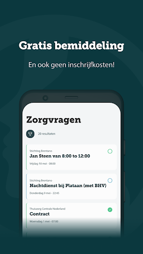 Maan Zorgbemiddeling Screen 2