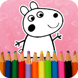 Pepy Pig Painting Coloring icon