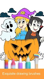 2021 Halloween Coloring Books