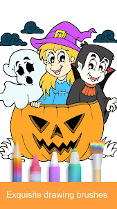 2025 Halloween Coloring Books poster 1