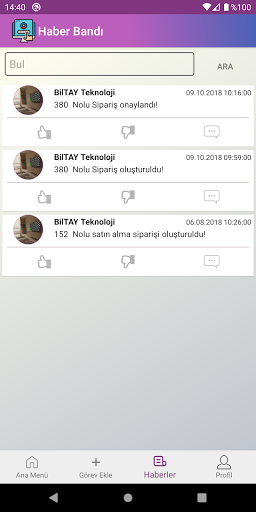 BilTAY Teknoloji Başarım Screen 3