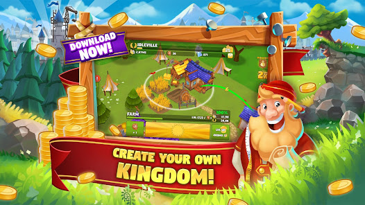 Captura de Pantalla 1 Idle Kingdom Builder android