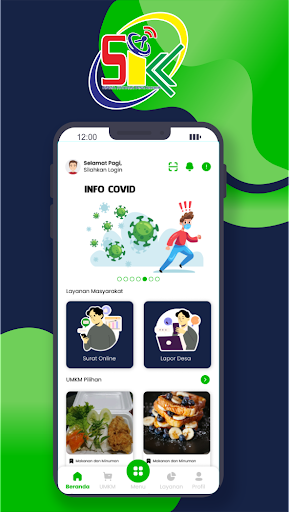 Android application Sikece Kecepak screenshort