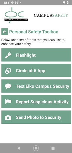 Campus Safety Screen 3