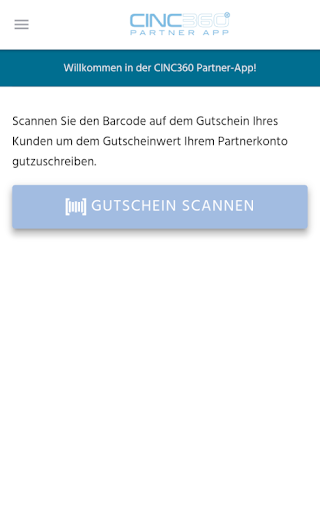 Android application CINC360 für Partner screenshort