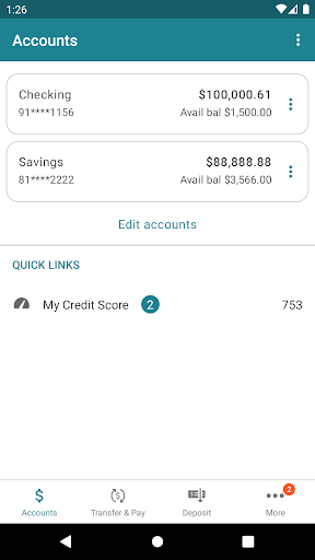 NAFT FCU Screen 3