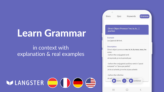Learn Languages with Langster Mod APK 2.4.1 (Unlocked)(Pro) Gallery 4