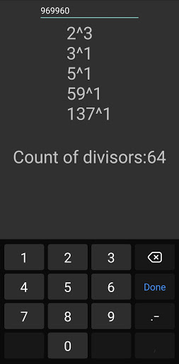 Prime Factors Screen 2