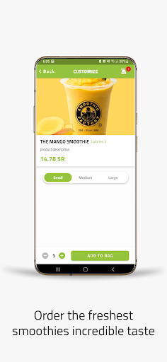 Smoothie Factory Screen 2