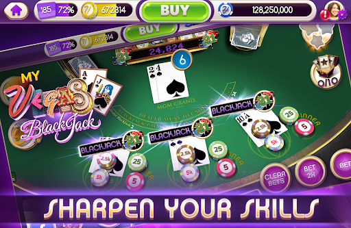 myVEGAS BlackJack 21 Card Game 9