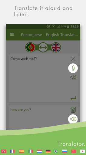 English Portuguese Translator Screen 3
