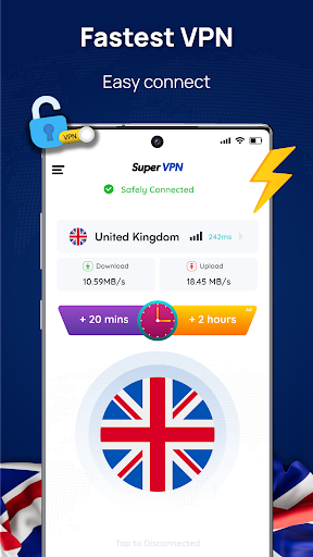 Android application London VPN: United Kingdom VPN screenshort