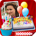Cover Image of Download Name On Birthday Cake & Photo  APK