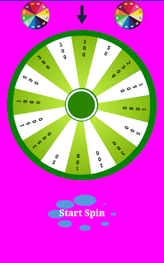 Spin wheel game - Screenshot 2
