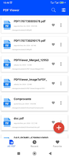 Android application PDF Viewer screenshort