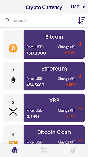 Crypto Currency  Converter