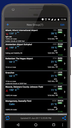 Screenshot of PilotWeather