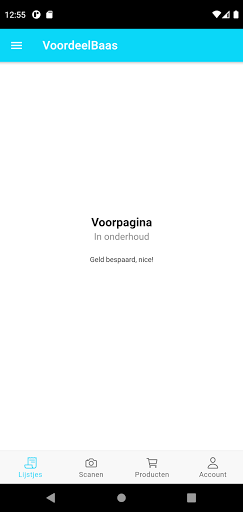 Android application VoordeelBaas screenshort