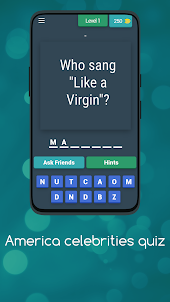 America celebrities quiz