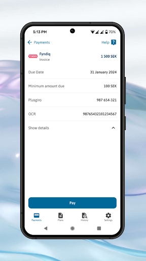 Svea Pay Screen 2