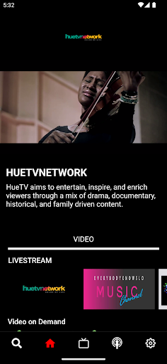 Android application HueTVNetwork screenshort