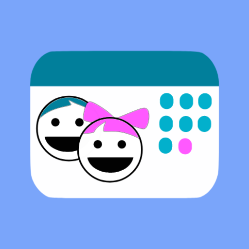 Kid special day- kid calendar logo