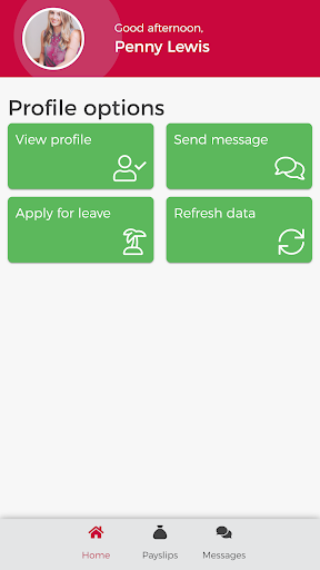 Android application Florence CareNet Payroll screenshort