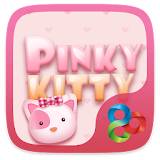 Pinky Kitty Go Launcher Theme icon