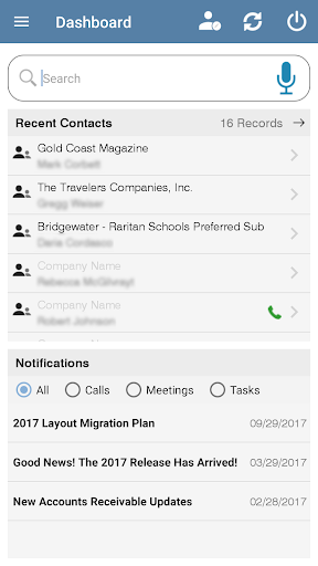 Android application Mirabel Mobile screenshort