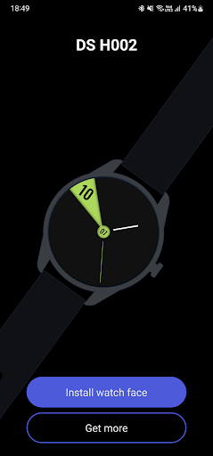 Android application DS H002 - Hybrid watch face screenshort