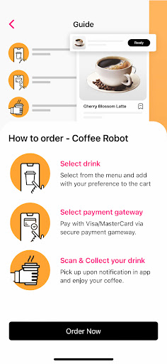Coffee Robot Screen 2