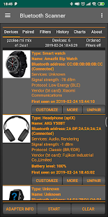 Bluetooth Geräte Finder Scan Screenshot