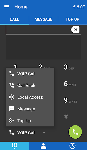 Screenshot of CallPirates - Cheap calls