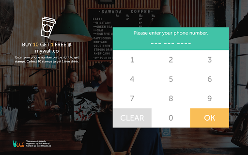 Walis DigitalReward Numberpad Screen 2