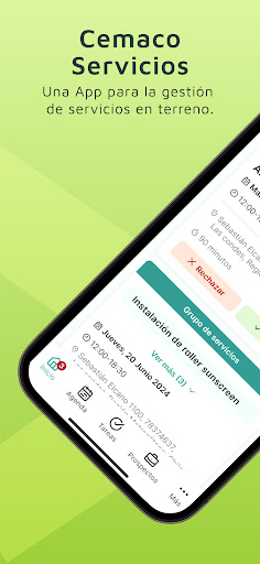 Android application Cemaco Servicios screenshort