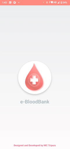 Android application e-BloodBank screenshort