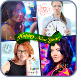 2018 New Year Collages & Photo Frames & Stickers icon