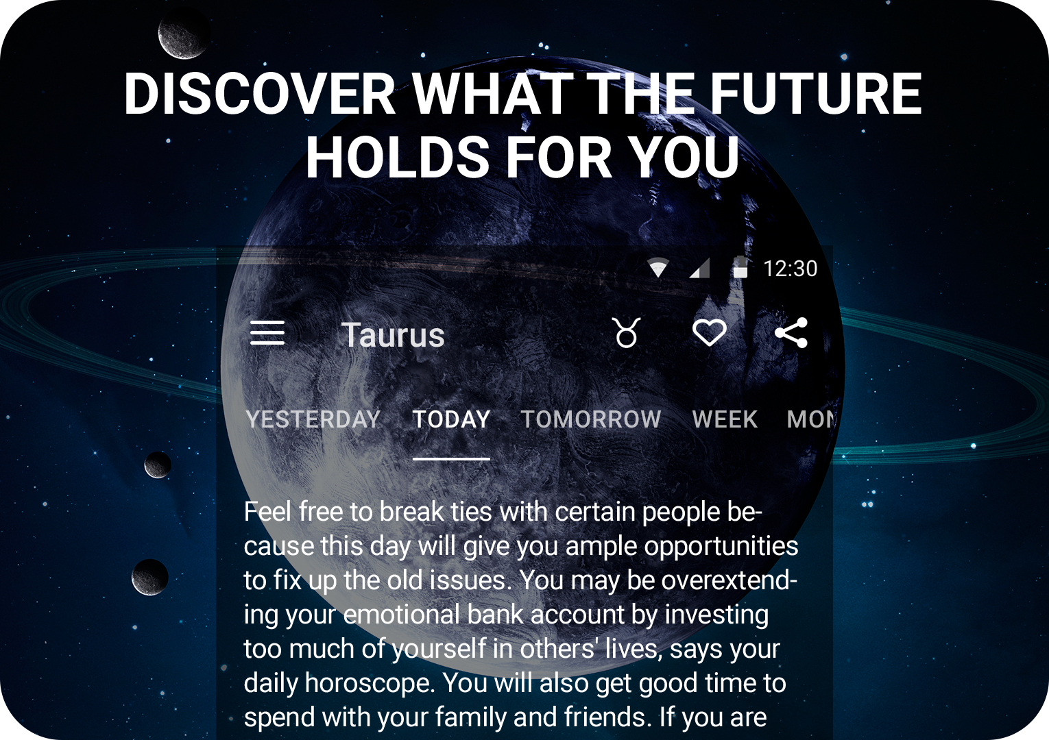 Android application Horoscopes – Daily Zodiac Horoscope & Astrology screenshort