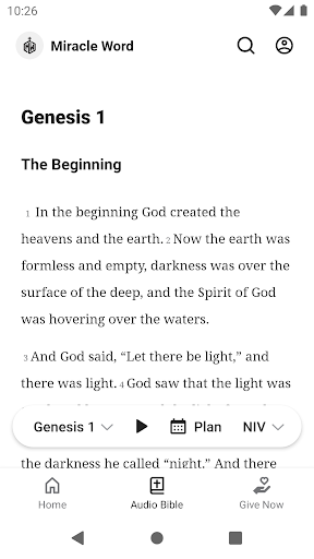 Miracle Word Ministries Screen 3