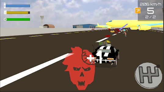 Drag Race Master 3D vs Zombies