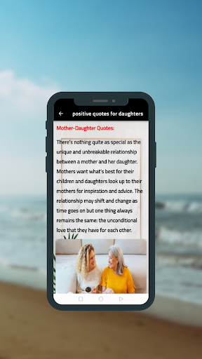 Android application Positive Quotes For women screenshort