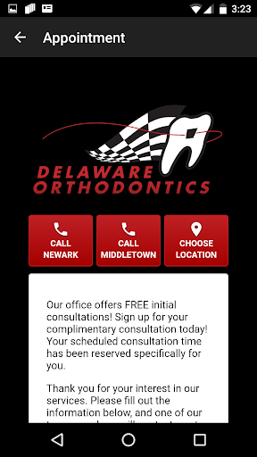 Delaware Orthodontics Screen 3