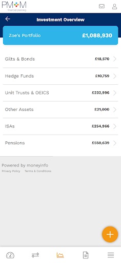PM+M Financial Planning Screen 2
