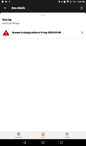 Screenshot of Husqvarna Fleet Services