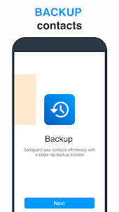Restore My Contacts: Backup