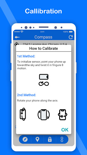 Digital Free Compass – Find Direction, flash light