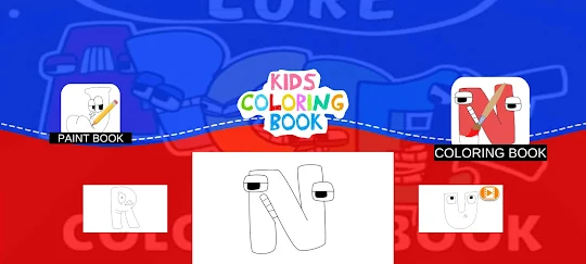 Alphabet Lore Coloring Game